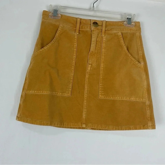 American Eagle Hi Rise A Line Corduroy Skirt Size 0. - Picture 1 of 8